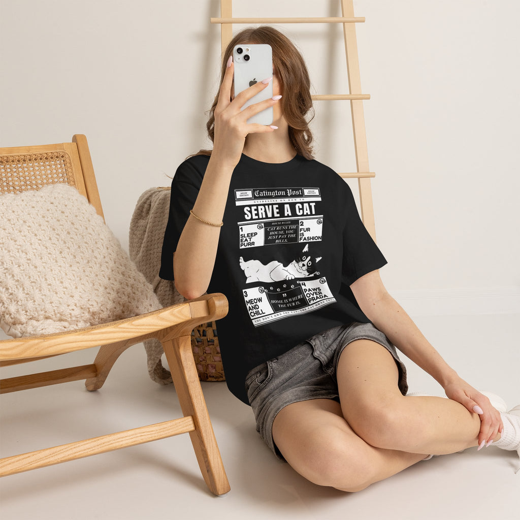 Serve A Cat       Unisex T-shirt