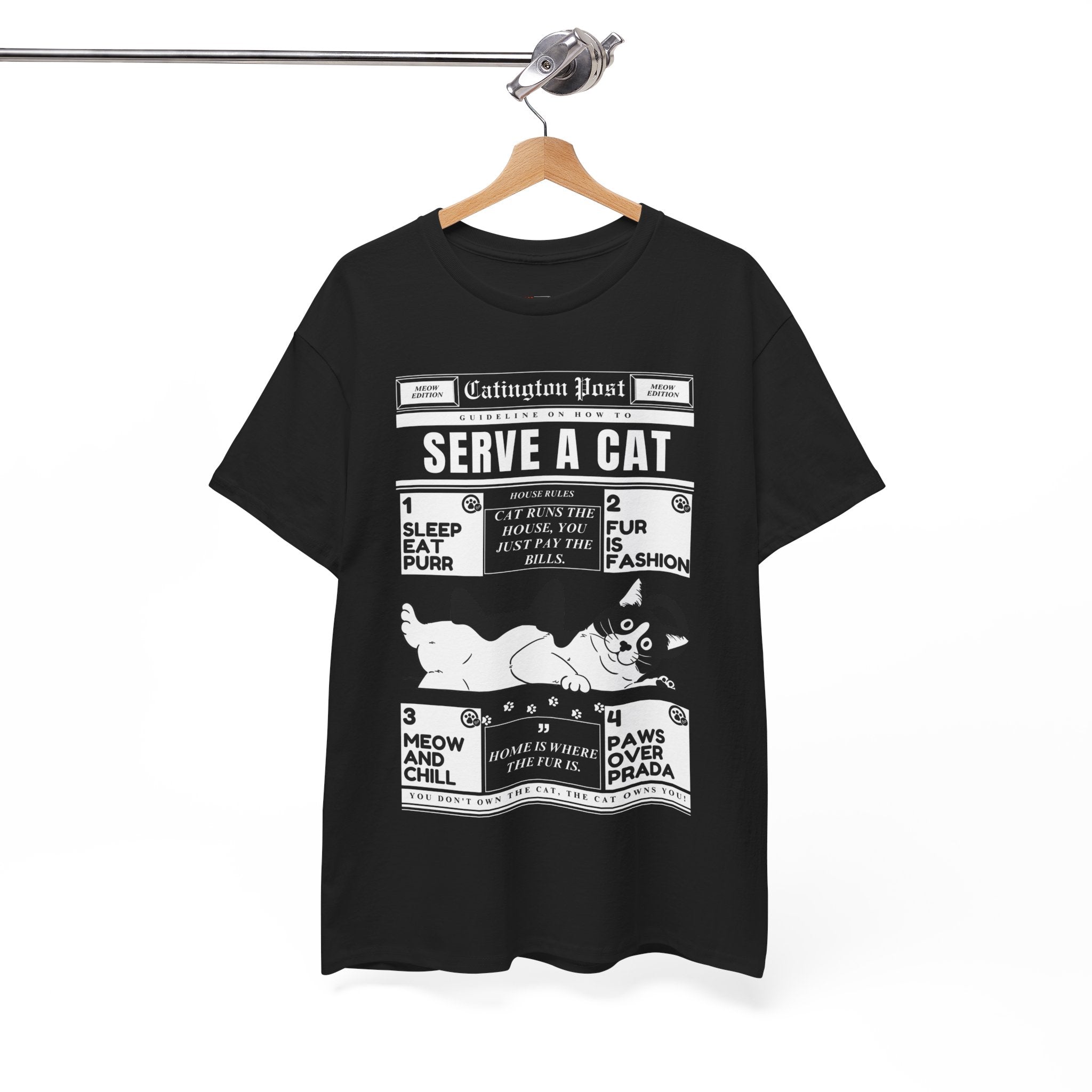 Serve A Cat       Unisex T-shirt