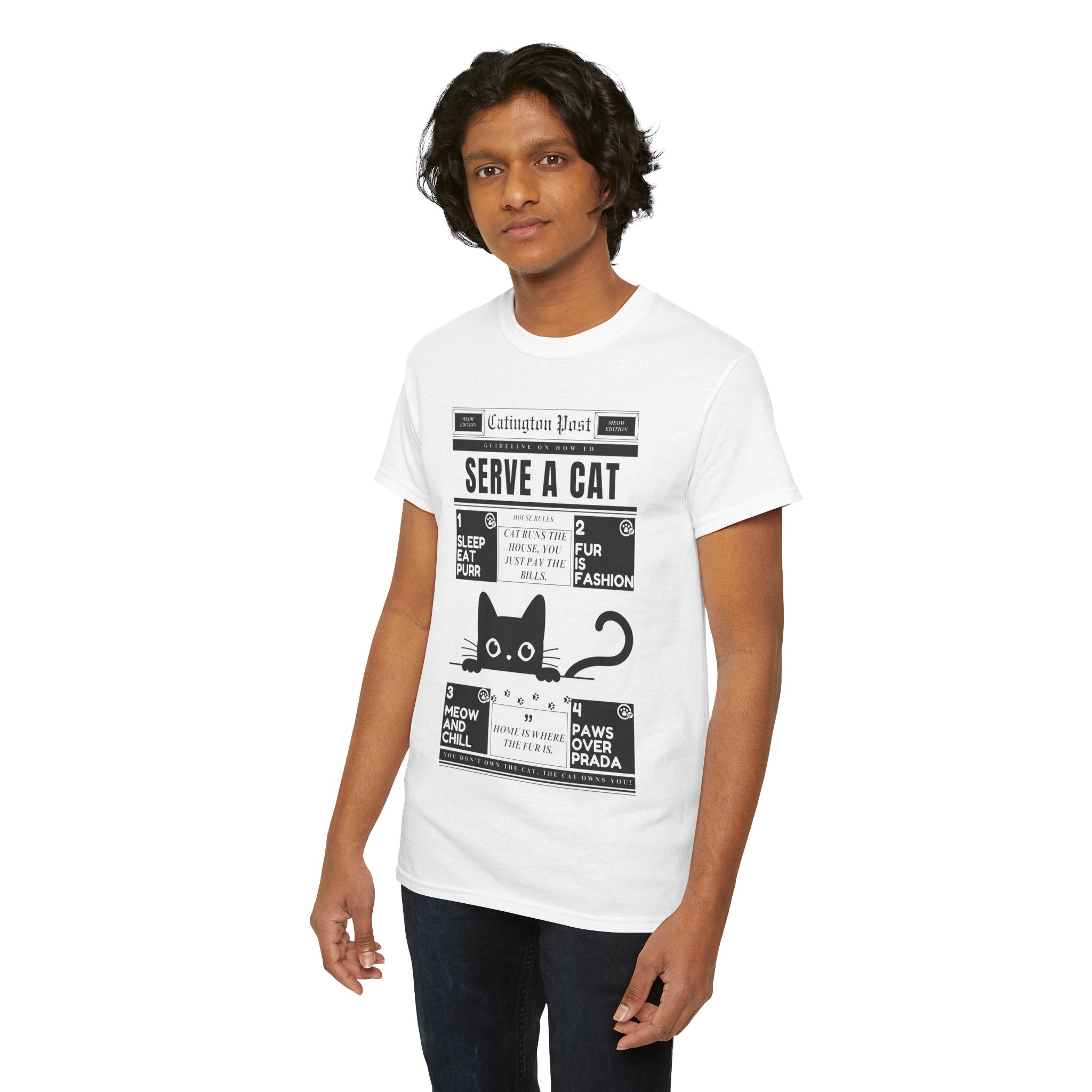Serve A Cat       Unisex T-shirt