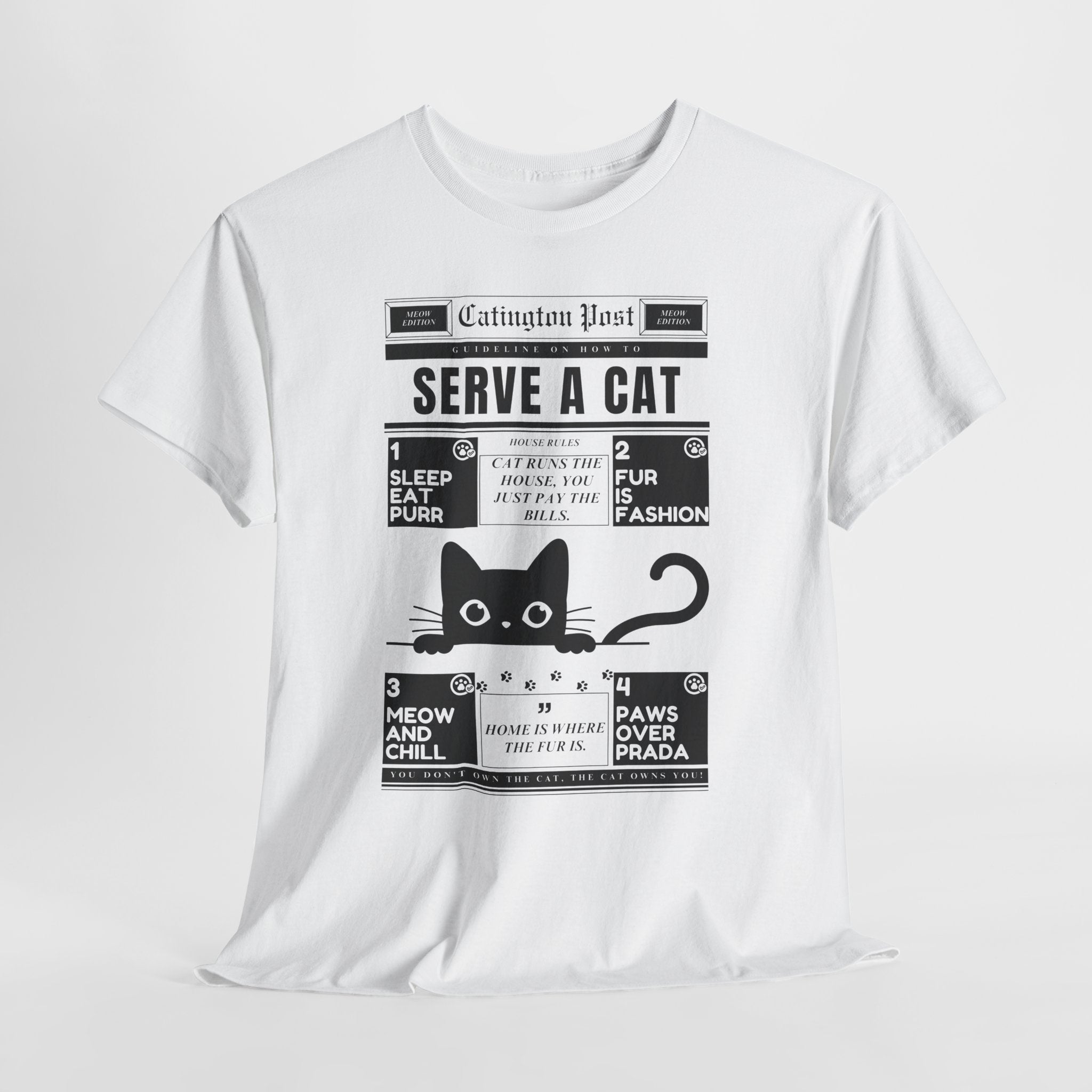 Serve A Cat       Unisex T-shirt