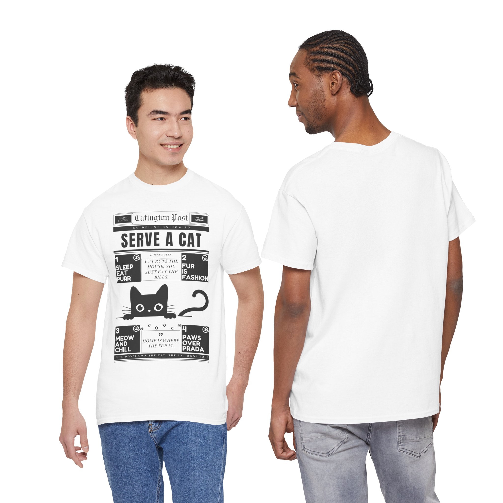 Serve A Cat       Unisex T-shirt